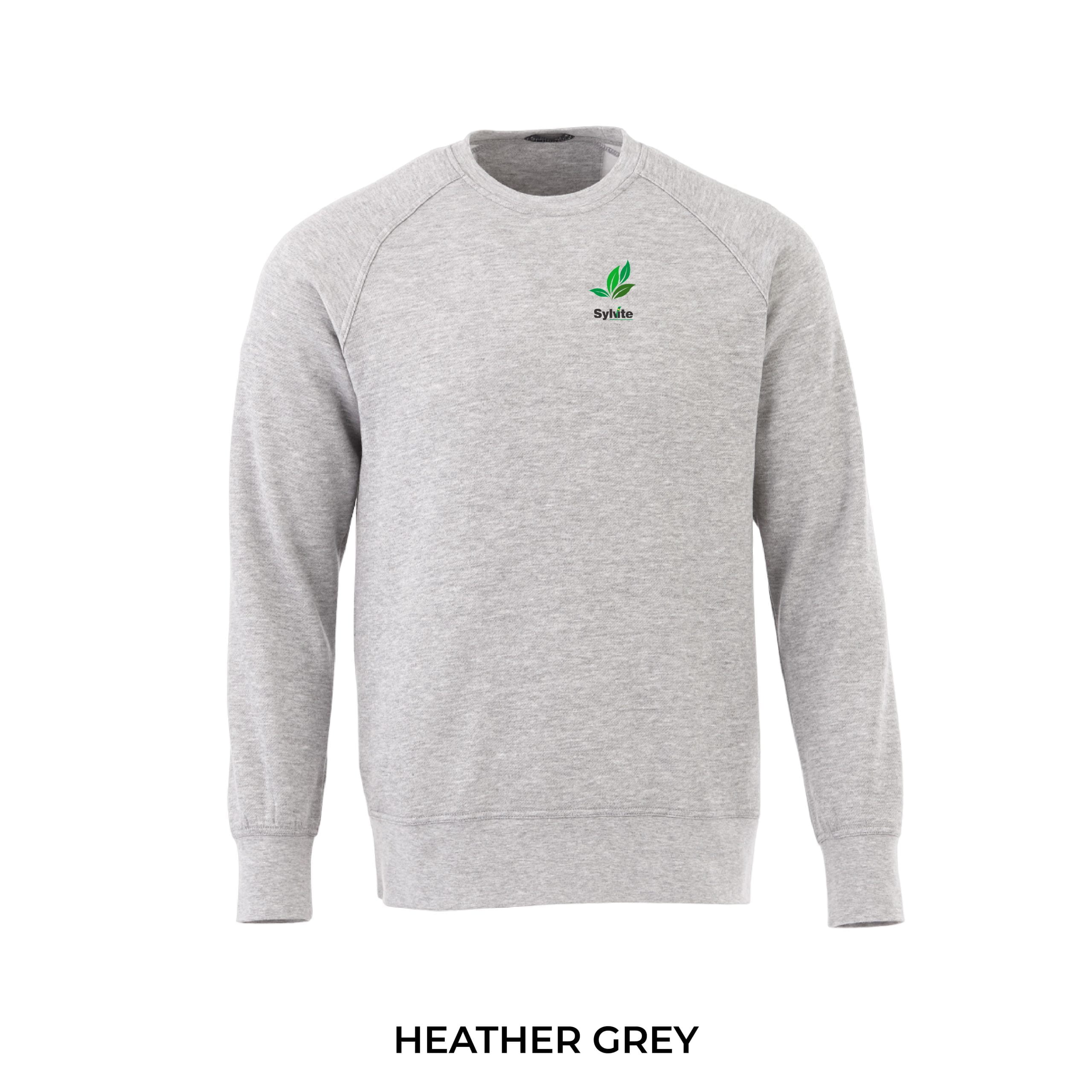 Mens Kruger Fleece Crew_HEATHER GREY