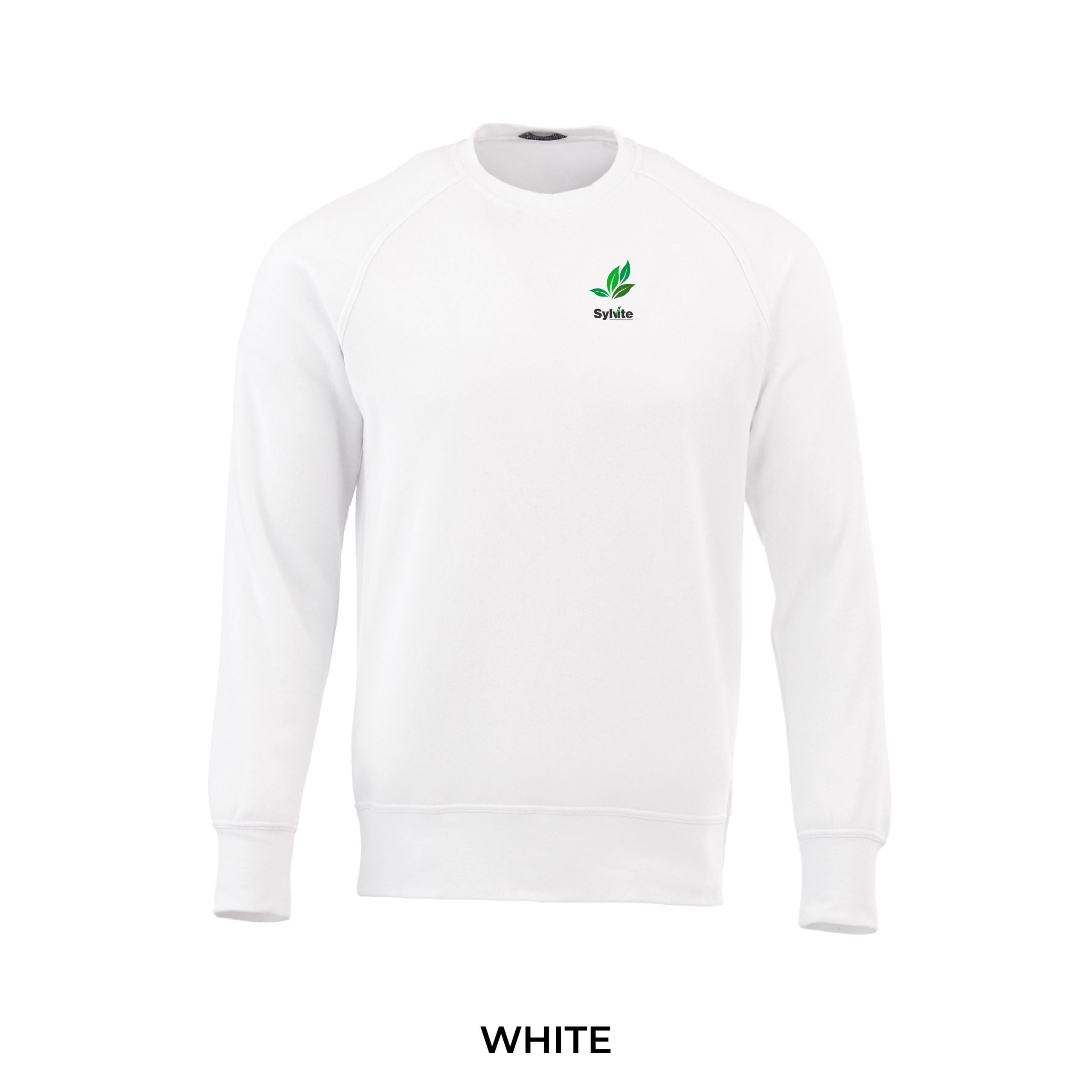 Mens Kruger Fleece Crew_WHITE