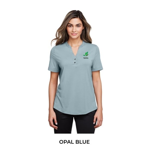 Ladies North End Jaq Snap up Stretch Performance Polo