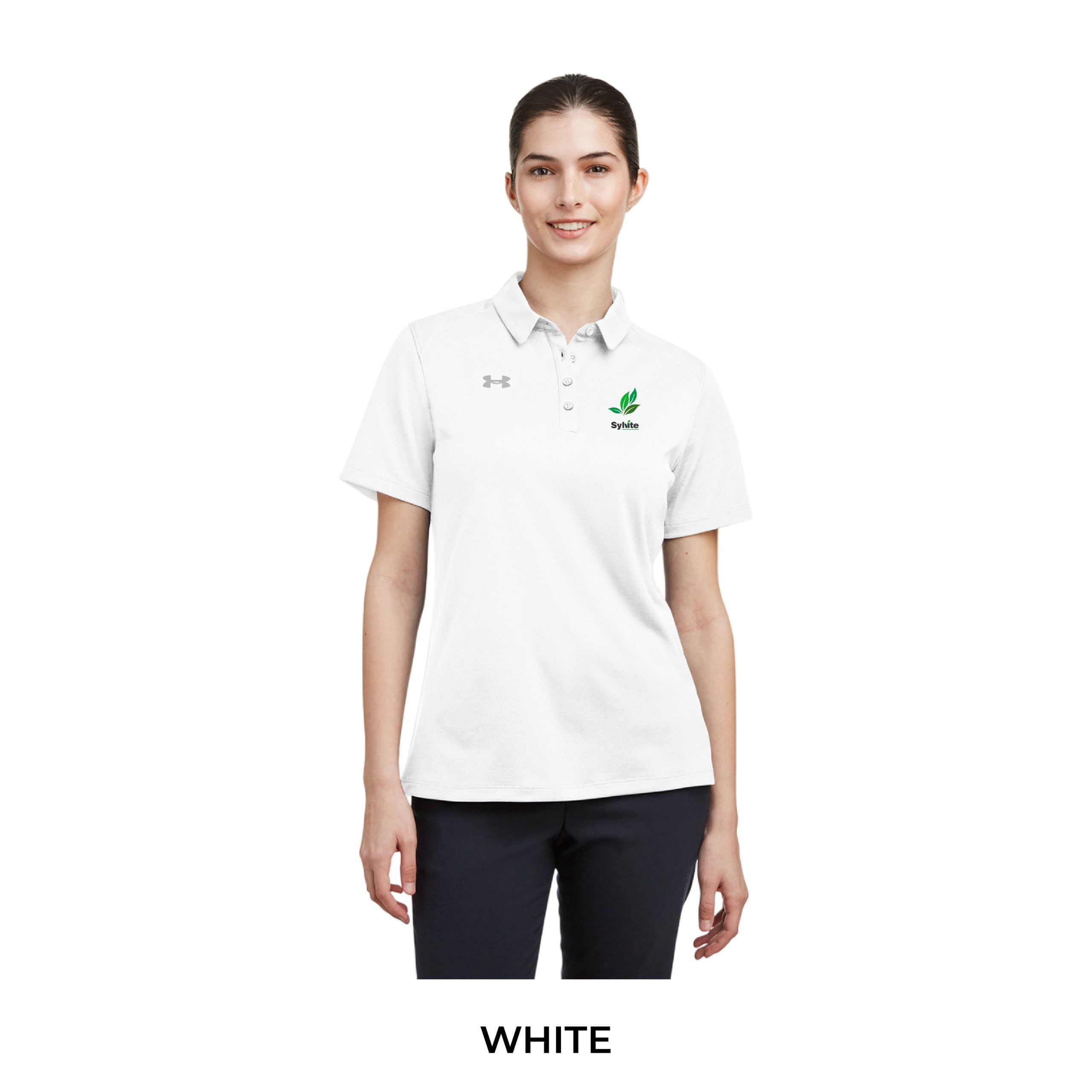 Ladies Under Armour Tech Polo_WHITE