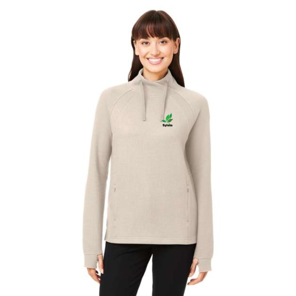 Ladies Rhythm Waffle Quarter Zip
